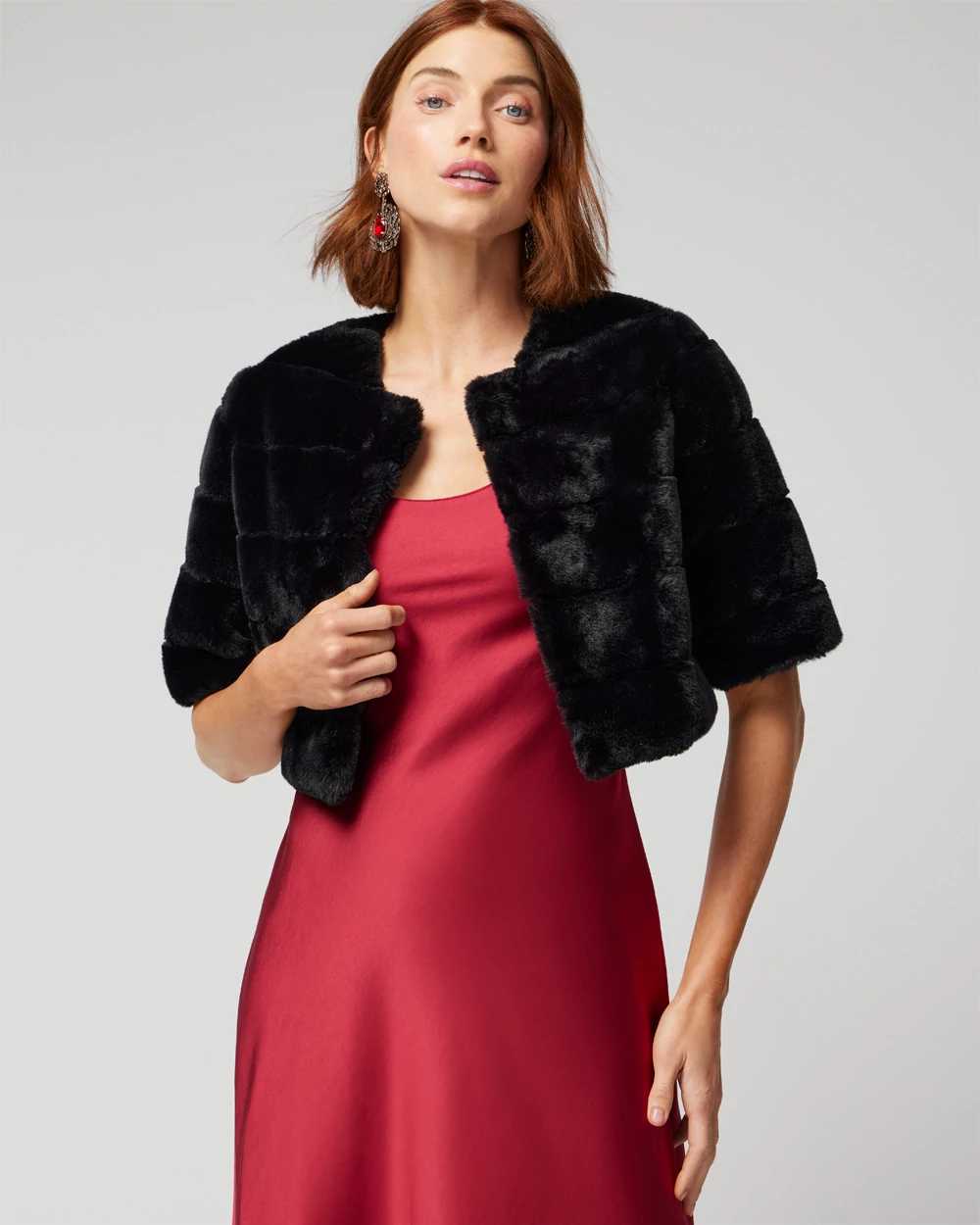 Bolero best sale fake fur